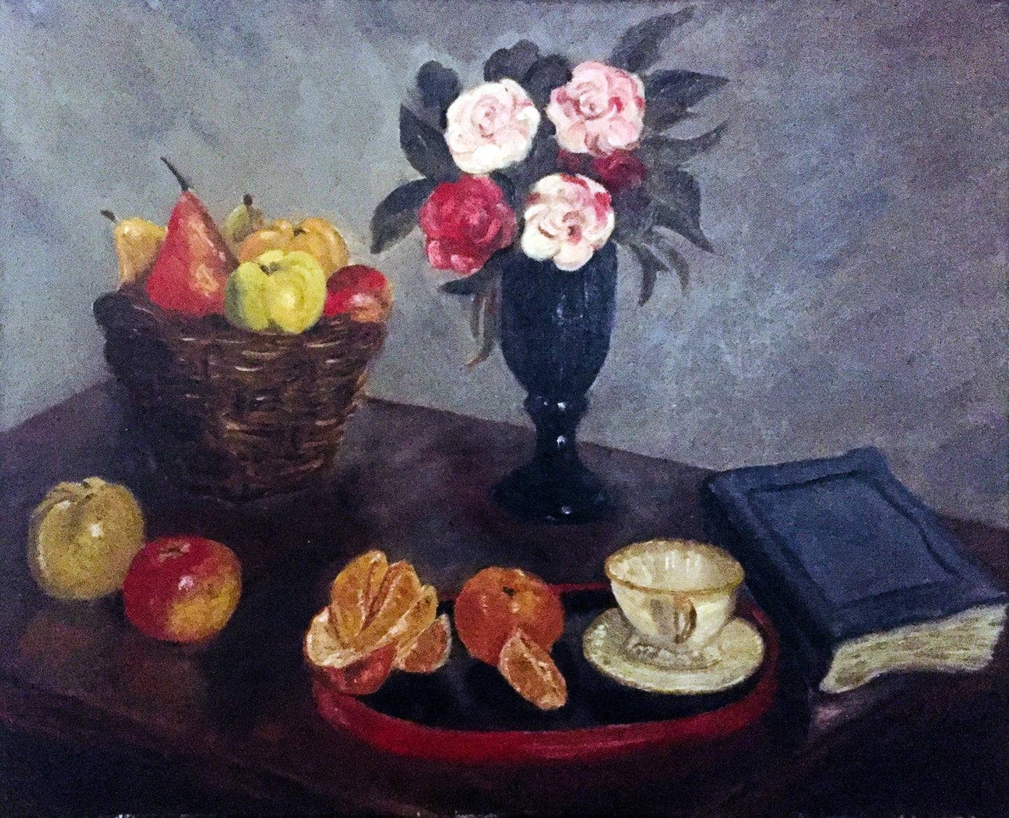 Alice Rieder Wilkerson — Still Life with Fruit and Camellias