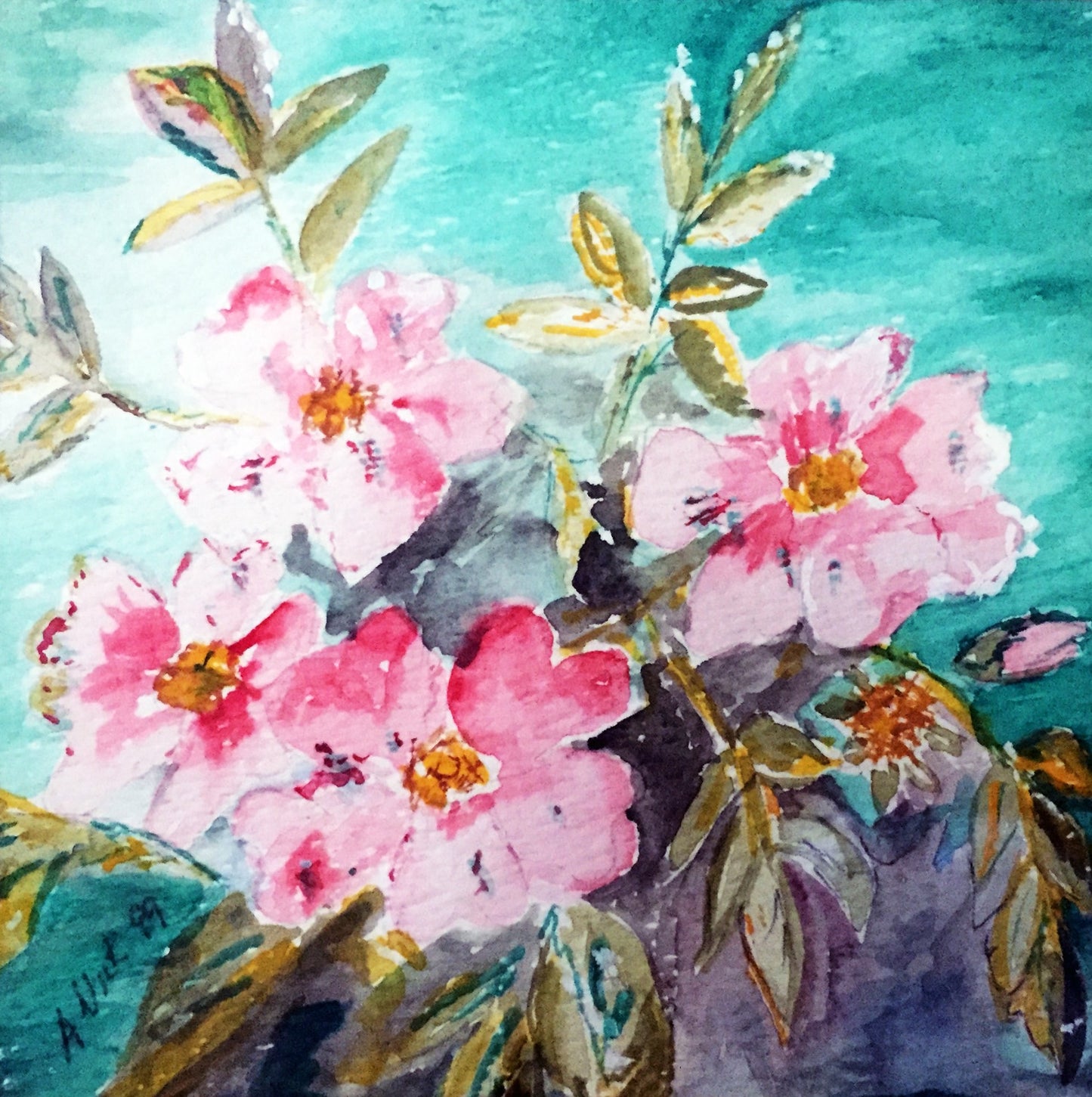 Alice Rieder Wilkerson — Pink Blossoms