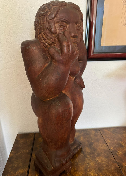 Chaim Gross — Seated Woman